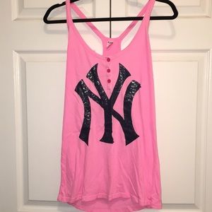 PINK NY Yankees Tank Top Size Large
